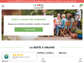 'laboiteagrains.com' screenshot