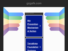 'gzgafk.com' screenshot