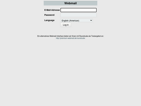 'premium-webmail.de' screenshot