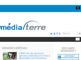 'mediaterre.org' screenshot