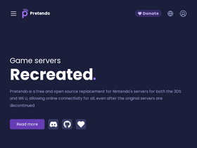 'pretendo.network' screenshot