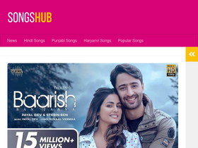 'songshub.in' screenshot