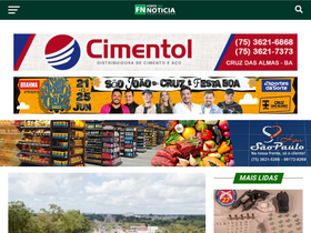 'fortenanoticia.com.br' screenshot