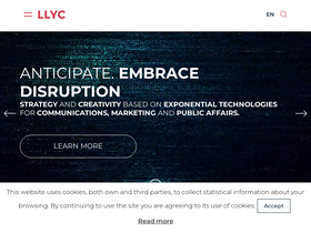 'llorenteycuenca.com' screenshot