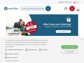 'vamida.at' screenshot