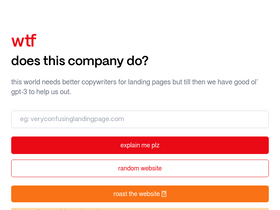 WTF Does This Company Do - Demystify corporate jargon with AI simplicity and a humorous twist.