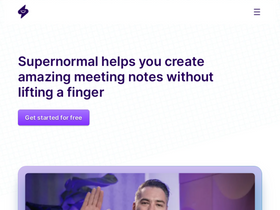 'supernormal.com' screenshot