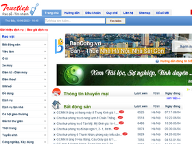 'tructiep.vn' screenshot