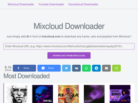'dlmixcloud.com' screenshot