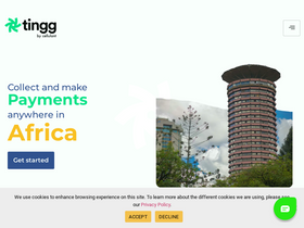 'tingg.africa' screenshot
