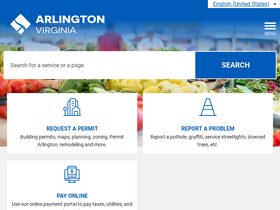 'arlingtonva.us' screenshot