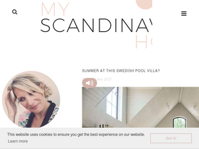 'myscandinavianhome.com' screenshot