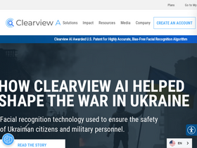 'clearview.ai' screenshot