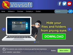 'vovsoft.com' screenshot