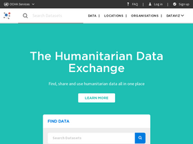 'humdata.org' screenshot