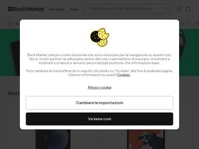 'backmarket.it' screenshot
