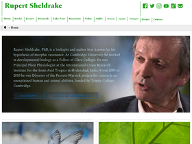 'sheldrake.org' screenshot