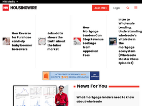 'housingwire.com' screenshot