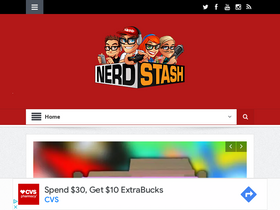 'thenerdstash.com' screenshot