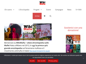 'wikimafia.it' screenshot
