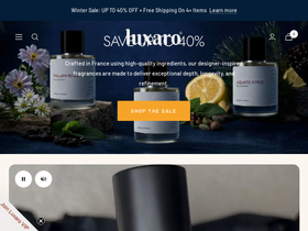 Luxaro website screenshot