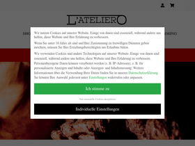 lateliero.de homepage screenshot