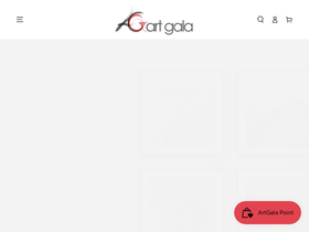artgala.ca homepage screenshot