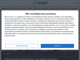'mammamuntetiem.lv' screenshot