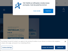 'up.edu.br' screenshot