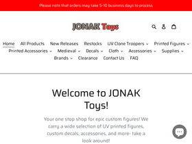 'jonaktoys.com' screenshot