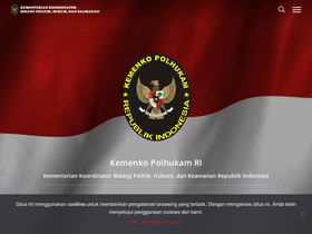 'polkam.go.id' screenshot