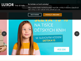 'luxor.cz' screenshot