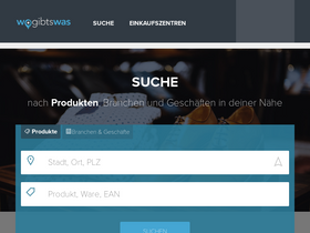 'wogibtswas.de' screenshot