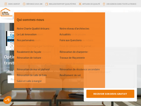 'lamaisondestravaux.com' screenshot