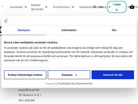 'liber.se' screenshot