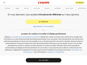 'lequipe.fr' screenshot