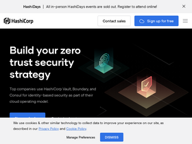 'hashicorp.com' screenshot