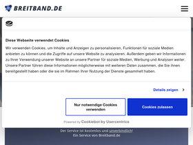 'breitband.de' screenshot