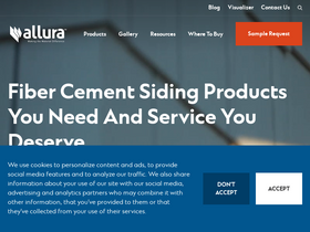 'allurausa.com' screenshot