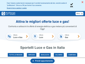 'puntienergia.com' screenshot