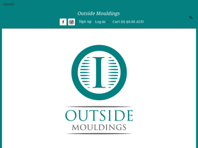 outsideinsidemouldings.com.au homepage screenshot
