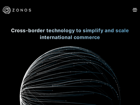 'zonos.com' screenshot