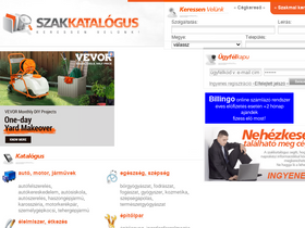 'szakkatalogus.hu' screenshot