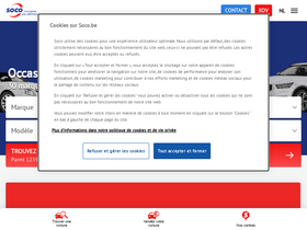 'soco.be' screenshot