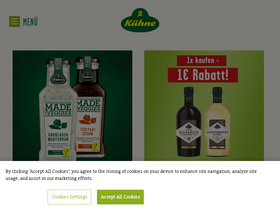 'kuehne.de' screenshot