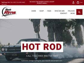 ronsrims1.com homepage screenshot