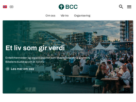 'bcc.no' screenshot