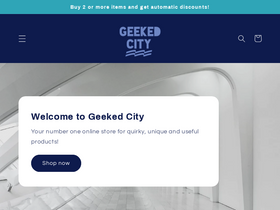 'geekedcity.com' screenshot