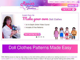 rosiesdollclothespatterns.com