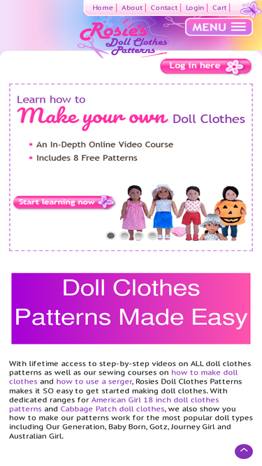 rosiesdollclothespatterns.com